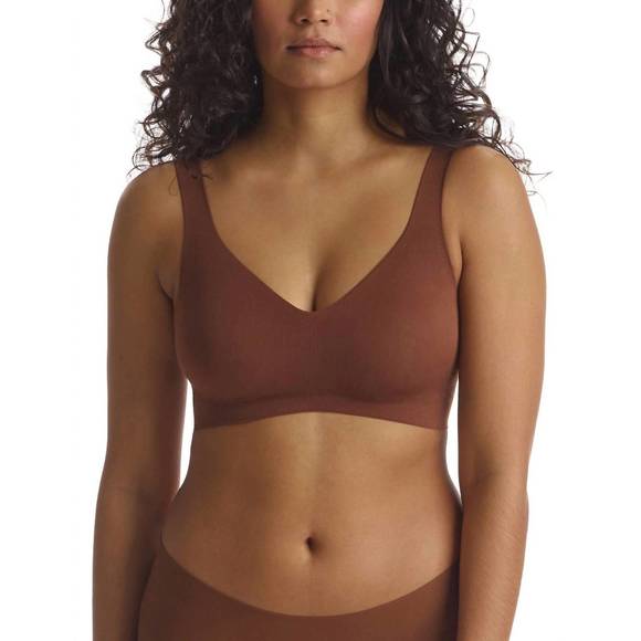 NEW COMMANDO butter soft support bralette in cinnamon - Picture 1 of 2